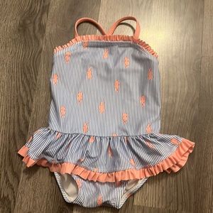 Gymboree Seahorse swimsuit 6-12m baby girl